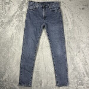 Levi's 512 Jeans Men's 30x32 Blue Gray Slim Taper Mid Rise Denim Premium Big E